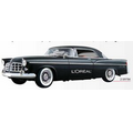 9" Black 1956 Chrylser 300b Die Cast Replica Vehicle